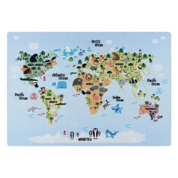 Kinder Teppich PLAY Blau 160 cm x 230 cm