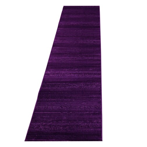 Kurzflor Teppich PLUS Violett 80 x 300 cm