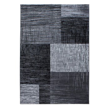 Kurzflor Teppich PLUS Schwarz 200 cm x 290 cm