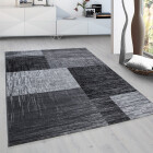 Kurzflor Teppich PLUS Schwarz 200 cm x 290 cm