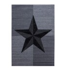 Kurzflor Teppich PLUS Grau 80 x 150 cm