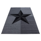 Kurzflor Teppich PLUS Grau 80 x 150 cm