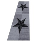 Kurzflor Teppich PLUS Grau 80 x 300 cm