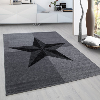 Kurzflor Teppich PLUS Grau 160 cm x 230 cm