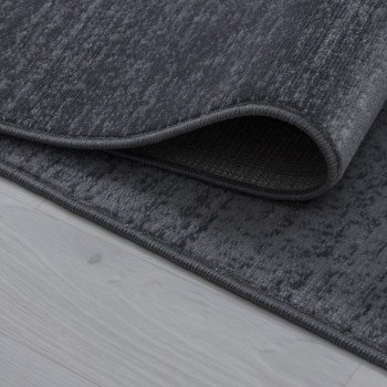 Kurzflor Teppich PLUS Grau 160 cm x 230 cm
