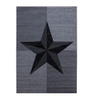 Kurzflor Teppich PLUS Grau 160 cm x 230 cm