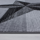 Kurzflor Teppich PLUS Grau 160 cm x 230 cm