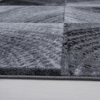Kurzflor Teppich PLUS Schwarz 120 cm x 170 cm