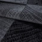 Kurzflor Teppich PLUS Schwarz 280 x 370 cm