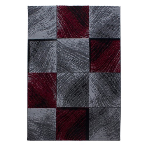 Kurzflor Teppich PLUS Rot 200 cm x 290 cm