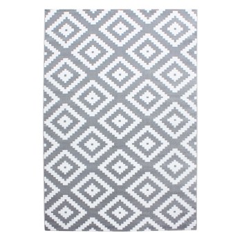 Kurzflor Teppich PLUS Grau 120 cm x 170 cm