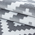 Kurzflor Teppich PLUS Grau 200 cm x 290 cm