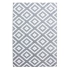 Kurzflor Teppich PLUS Grau 240 x 340 cm