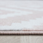 Kurzflor Teppich PLUS Pink 140 x 200 cm