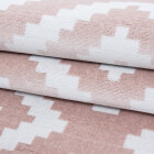 Kurzflor Teppich PLUS Pink 140 x 200 cm