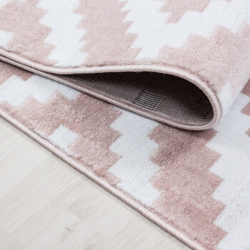 Kurzflor Teppich PLUS Pink 160 cm x 230 cm