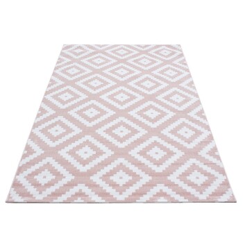Kurzflor Teppich PLUS Pink 200 cm x 290 cm