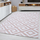 Kurzflor Teppich PLUS Pink 280 x 370 cm