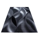 Kurzflor Teppich PLUS Schwarz 80 x 150 cm