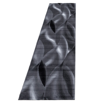 Kurzflor Teppich PLUS Schwarz 80 x 300 cm