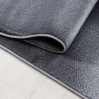 Kurzflor Teppich PLUS Schwarz 240 x 340 cm