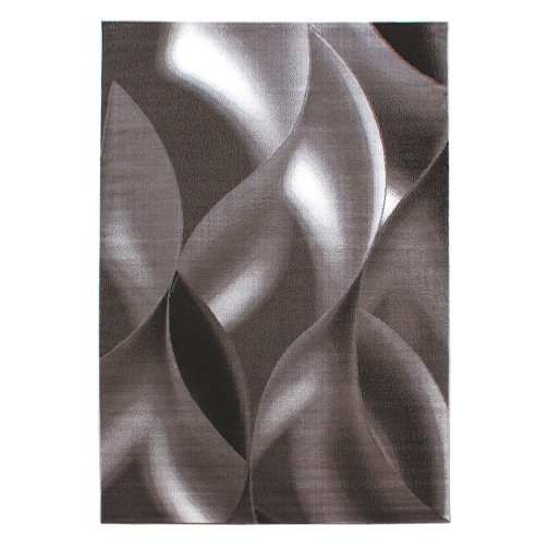Kurzflor Teppich PLUS Braun 80 x 150 cm