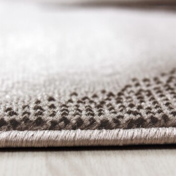 Kurzflor Teppich PLUS Braun 80 x 300 cm