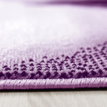 Kurzflor Teppich PLUS Violett 80 x 150 cm