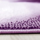 Kurzflor Teppich PLUS Violett 80 x 150 cm