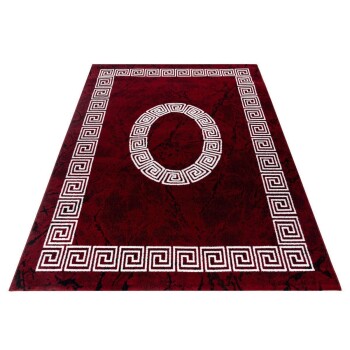 Kurzflor Teppich PLUS Rot 280 x 370 cm