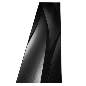 Kurzflor Teppich PLUS Schwarz 80 x 300 cm