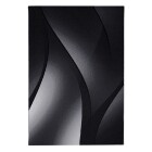 Kurzflor Teppich PLUS Schwarz 240 x 340 cm