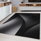 Kurzflor Teppich PLUS Schwarz 240 x 340 cm