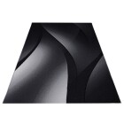 Kurzflor Teppich PLUS Schwarz 240 x 340 cm