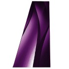 Kurzflor Teppich PLUS Violett 80 x 300 cm