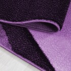 Kurzflor Teppich PLUS Violett 160 cm x 230 cm