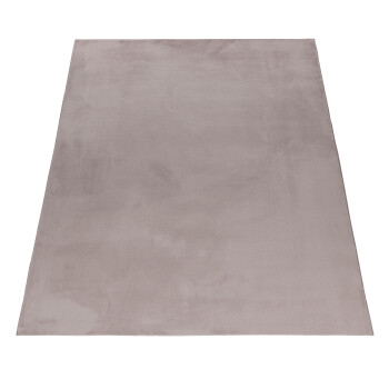 Hochflor Teppich POUFFY Beige 140 x 200 cm