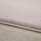 Hochflor Teppich POUFFY Beige 140 x 200 cm