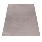 Hochflor Teppich POUFFY Beige 160 cm x 230 cm
