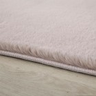 Hochflor Teppich POUFFY Beige 160 cm x 230 cm