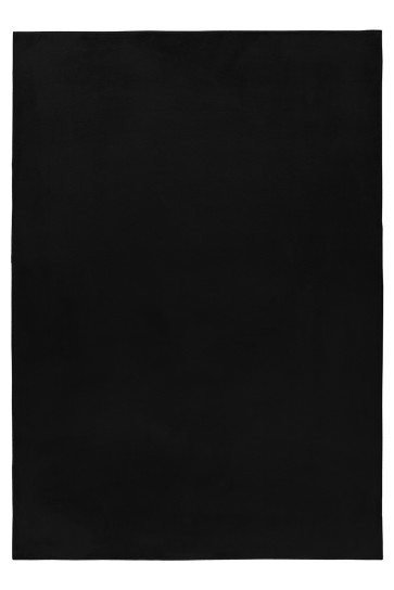Hochflor Teppich POUFFY Schwarz 120 cm x 170 cm