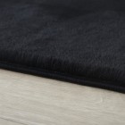 Hochflor Teppich POUFFY Schwarz 240 x 340 cm