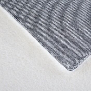 Hochflor Teppich POUFFY Creme 200 cm Rund