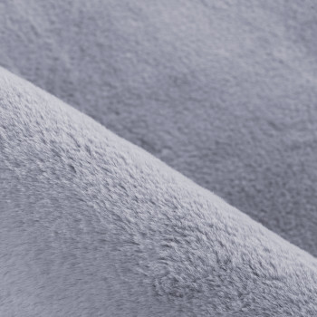 Hochflor Teppich POUFFY Grau 200 cm x 290 cm