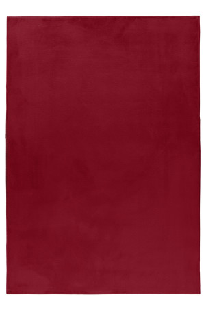 Hochflor Teppich POUFFY Rot 80 x 250 cm