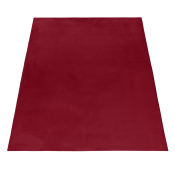 Hochflor Teppich POUFFY Rot 240 x 340 cm