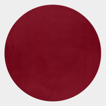 Hochflor Teppich POUFFY Rot 200 cm Rund