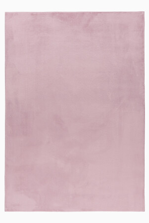Hochflor Teppich POUFFY Rosa 60 x 110 cm