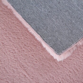 Hochflor Teppich POUFFY Rosa 80 x 250 cm