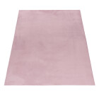 Hochflor Teppich POUFFY Rosa 80 x 250 cm